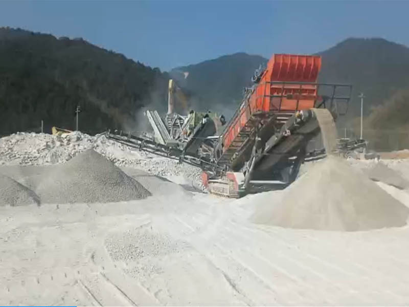 移動(dòng)破碎制砂生產(chǎn)線